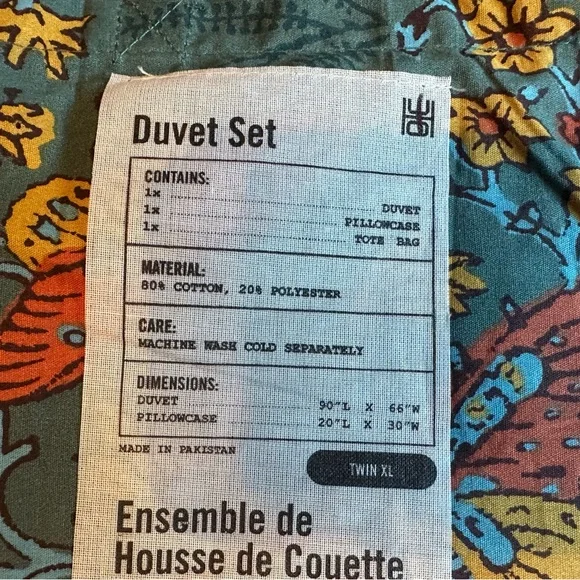 Anthropologie Duvet Set. Twin. New! - Picture 4 of 7